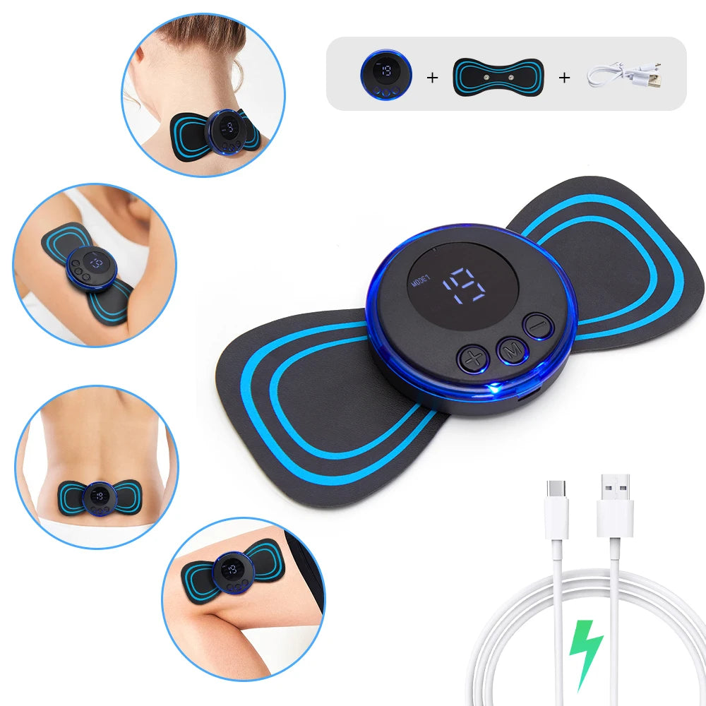 Electric EMS Foot Massager Pad Foldable Massage Mat Muscle Stimulation Relief Pain Relax Feet,Suppoer Dropshipping