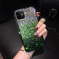 Luxury Rhinestone Glitter For Apple iPhone 14 13 12 11 Pro Max Mini XS Max X XR 7 8 Plus Shiny Diamond Hard Phone Case