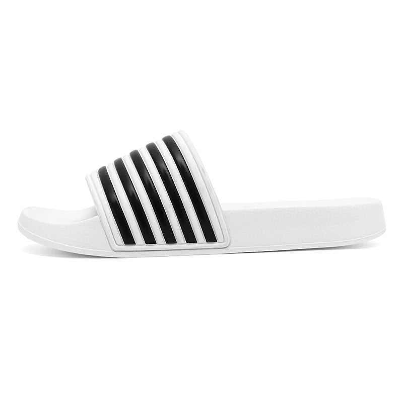 Men's Slides Sandals EVA Foam Comfortable Non-Slip Women's Massage Slippers for Beach Pool House Indoor Outdoor Shower