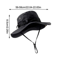 Wide Brim Sun Hat UV Protection Bucket Cap For Hiking Camping Fishing Men Women  Hiking Fishing Climbing Oversized Safari Bucket