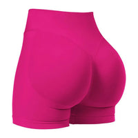 CZGUKE4.5''Shorts Seamless Low Ribbed Waistband Gym Shorts Scrunch Bum Yoga Shorts Booty High Stretch Running Bike Shorts