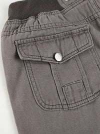 Distressed Cargo Jeans Women Streetwear Low Rise Grunge Pants Pocket Denim Y2k Clothes Pantalones De Mujer Roupas Femininas