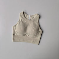 New Running Fitness Sports Vest Integrated Women's High-strength Thread Hollow Beautiful Back Shockproof Tight Yoga Bra Clothing
