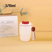 304 Stainless Steel Insulated Cup Women Men Water Bottles Coffee Cup Gift Portable Dual Drink Office Cup Coca-cola fashion 2024