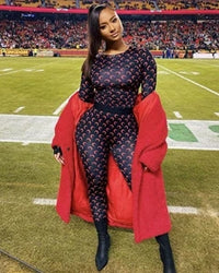 STYLISH LADY Moon Printed Slim 2 Piece Set Women Long Sleeve Shirt and Shorts Suits 2025 Summer Sexy Club Party Elastic Outfits