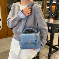 Ladies Vintage Crossbody Bag Small Pu Leather Handbag Retro Design Everyday Shopping Dating Commute Bag