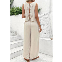 2025 Summer New Women's Fashion Sleeveless Tank Top Casual Pants Set