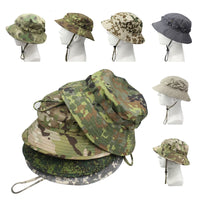 Sun Hats for Men Women Bucket Hat Boonie Hat Foldable Sunshine Protection Hiking Beach Fishing Summer Safari with Windproof Cord