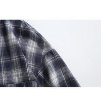 Mens Shirts Men Clothing Retro Plaid Long Sleeve Shirt For Men Big Size Casual Shirt  Top For Spring Autumn Season