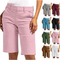Shorts For Women Trendy 2025 Casual Summer High Waisted Chino Shorts Straight Leg shorts Jogging Hiking Vacation Cargo shorts