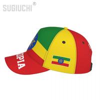 Unisex Ethiopia Flag Ethiopians Adult Baseball Cap Patriotic Hat for Baseball Soccer Fans Men Women