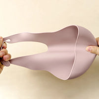 2PCS Toddler Silicone Breastplate Baby Bib Waterproof Solid Color Infant Bibs Newborn Feeding Burp Cloth Drooling Scarf