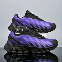 New men's sneakers PU air cushion anti-slip shock absorber running shoes outdoor lightweight and breathable mesh running shoes