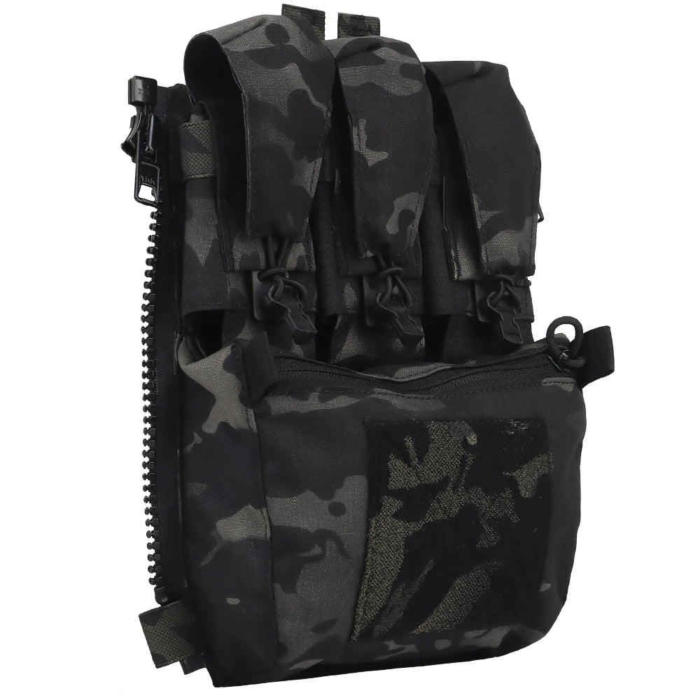 V5 FCPC Tactical Vest Backplate Supplement Sub-package Airsoft Triple Magazine Bags Hunting Vest Plate Carrier Accessories