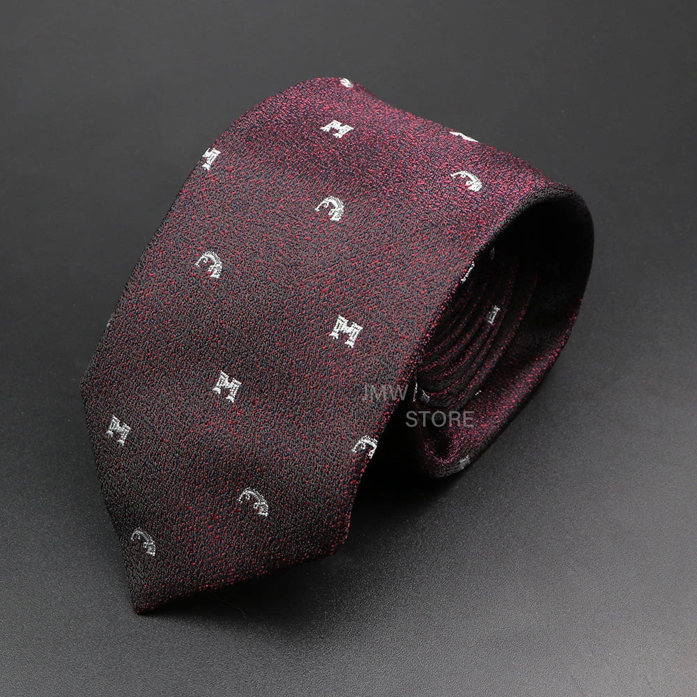 New Design Wedding Men Tie Green Wine Red Paisley Flower Animal Neckties Men Business Dropshipping Groom Collar Accessories Gift