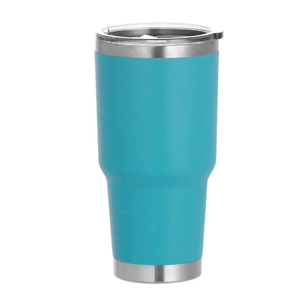 Custom Logo 30 oz Insulated Stainless Steel Coffee Tumbler Travel Mug Water Cup with Leak- Proof Lid Vacuum Insulated Tumbler