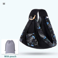 Baby Wrap Newborn Sling Dual Use Infant Nursing Cover Carrier Mesh Fabric Breastfeeding Carriers Up To 130 Lbs (0-36M)
