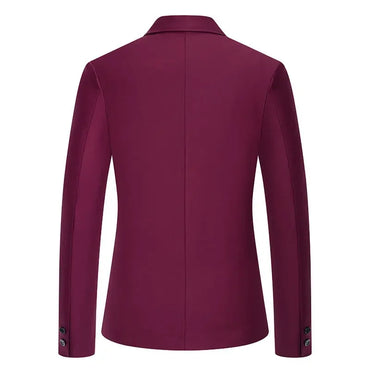 Black Men Fake Two Piece Suit Jacket, Royal Blue Fashion Men's Business Social Blazers,White Wedding Prom Party Dress Coat.