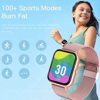 2023 New Bluetooth Call Smart Watch Women Men Heart Rate Blood Oxygen Voice Assistant 100+Sports Ladies Smartwatch For Xiaomi