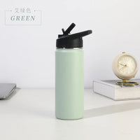 22oz Double Layered 304 Stainless Steel Vacuum Insulated Thermos Sports Water Cup Portable Outdoor Cycling Kettle