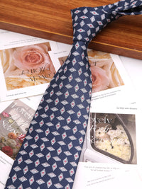 New Printing Men's Soft Thin Tie Creative Graffiti Floral Print Necktie Daily Wear Cravat Wedding Business Party Gift