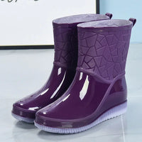 Botas Mujer Women's Boots Outdoor Women Rain Boots New Four Seasons Non-slip Wear-resistant Ladies Waterproof Shoes