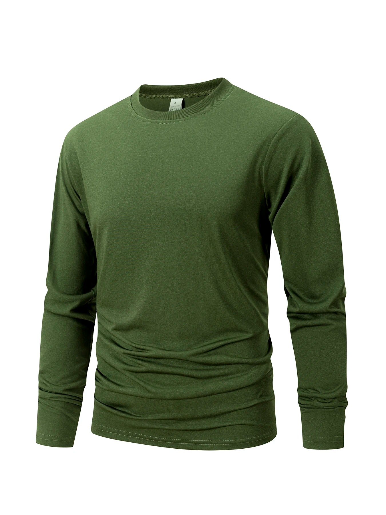 Men's Button Long Sleeve Henley Neck T-Shirt Casual Breathable Round Neck  T-Shirt Solid Color Slim Fit Tee Basics Cozy Tops