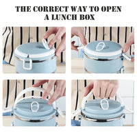 Stainless Steel Vaccum Cup Soup Lunch Box Storage Stackable Warmer Food Thermal Jar Insulated Soup Thermos Containers Cooler