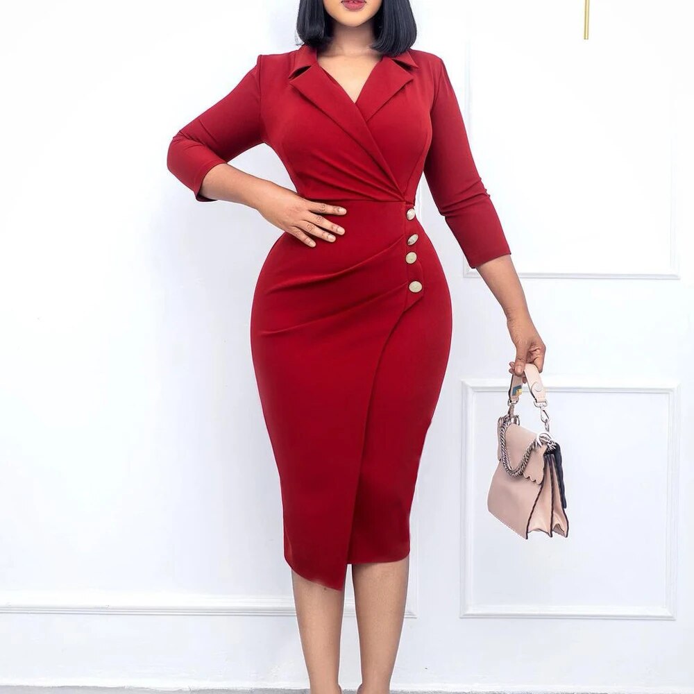 Trendy Products 2022 Women Elegant Ladies Office Wears Church Dresses – Mega Mart Center Trendy Products 2022 Women Elegant Ladies Office Wears Church Dresses – Mega Mart Center