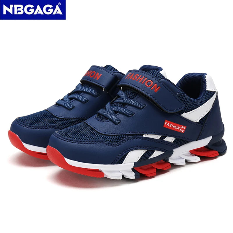 Children Sport Shoes For Boys Breathable Sneaker Lightweight Soft Soled Running Shoes Comfort Students Walking Casual Shoes
