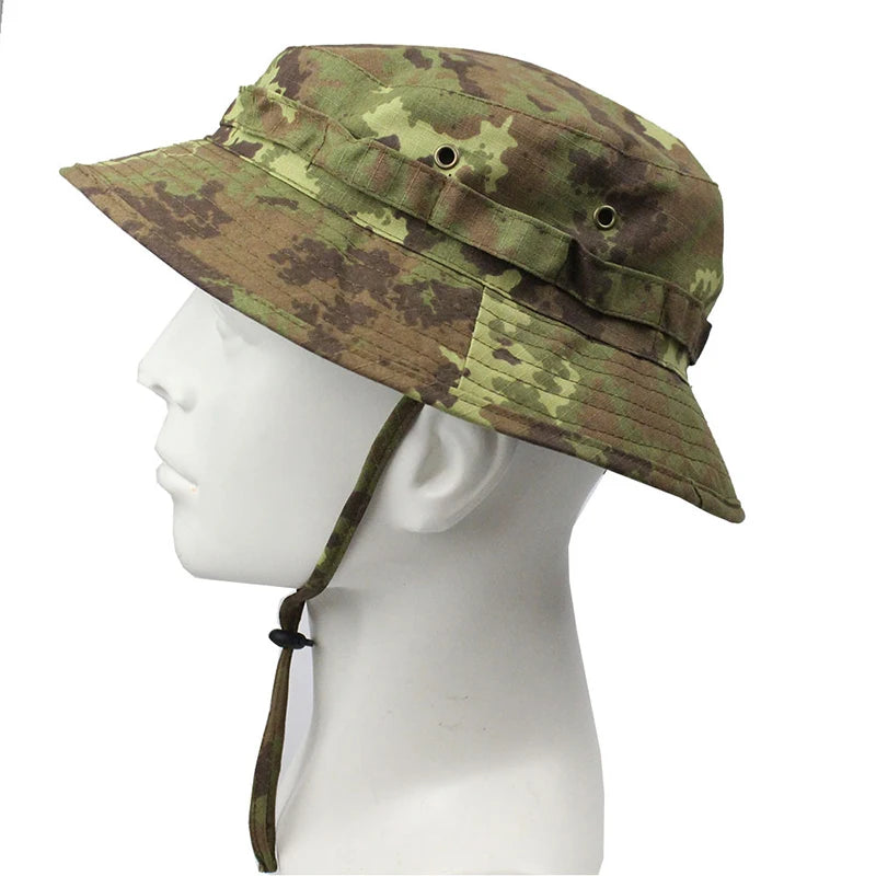 Sun Hats for Men Women Bucket Hat Boonie Hat Foldable Sunshine Protection Hiking Beach Fishing Summer Safari with Windproof Cord