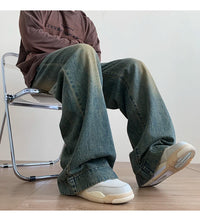 Jeans men Baggy Jeans Straight Casual Distressed Vintage Jean Pants Men Wide-leg Denim Trousers Male Oversize Streetwear Fashion