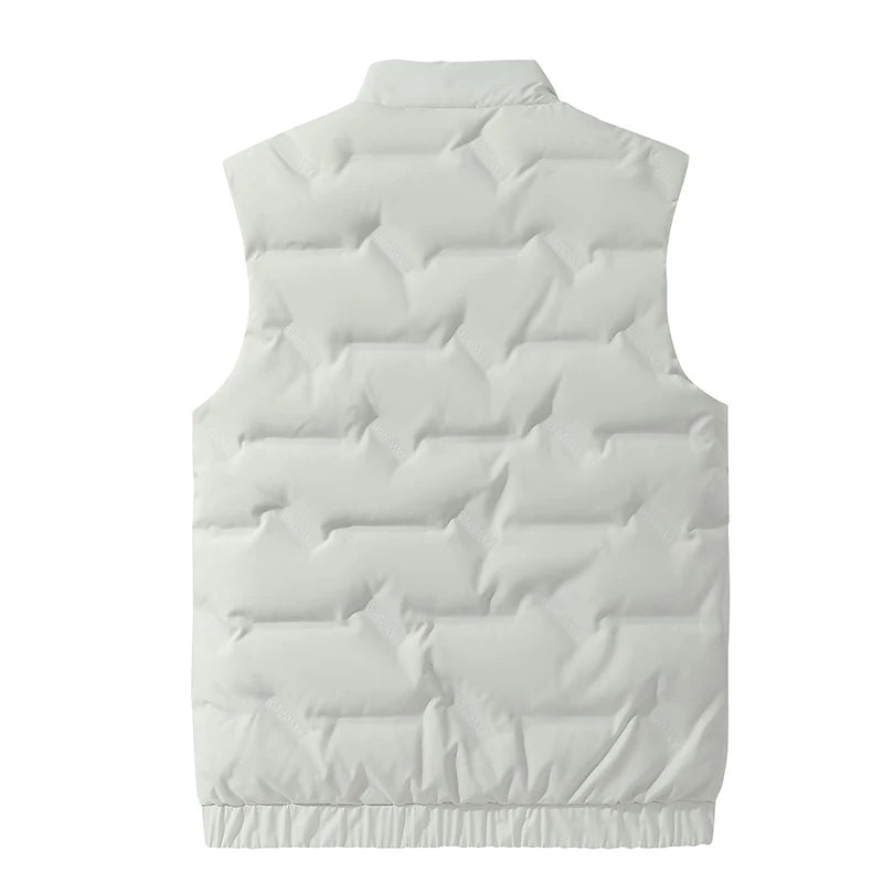 Winter Men 80 Down Vests Men waterproof Fashion Casual Down Sleeveless Vest Jackets Men Autumn Couple Lightweight Work Waistcoat