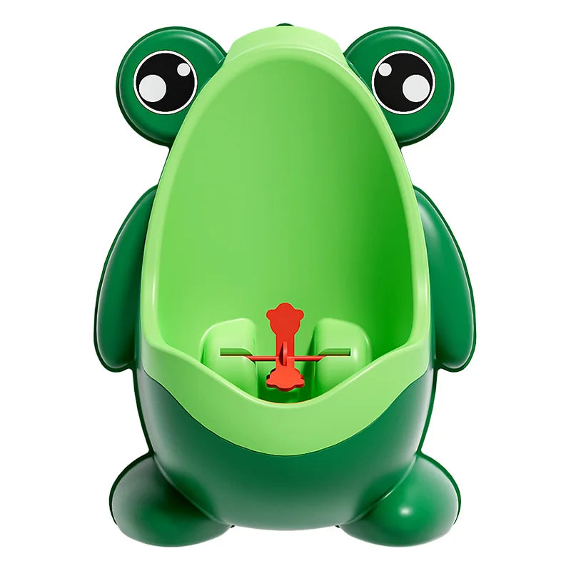 Cute Frog Potty Training Urinal Boy With Fun Aiming Target, Toilet Urinal Trainer, Children Stand Vertical Pee Infant Toddler