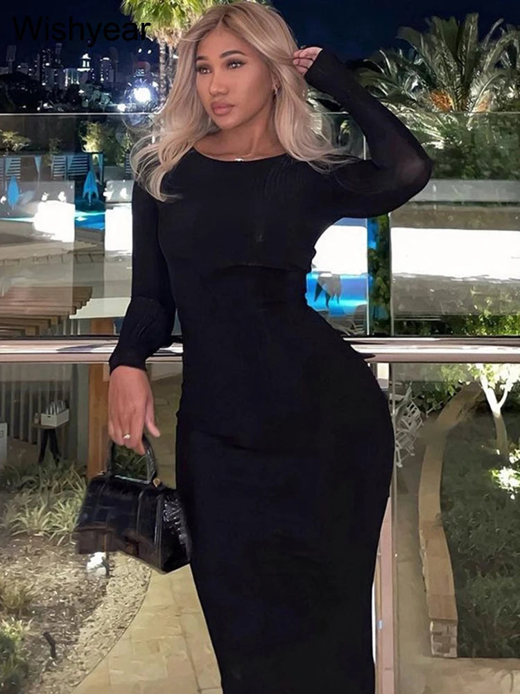 Easter Dresses Brownness Casual Solid Basic O Neck Long Sleeve Dresses(Brownness/L) Easter Dresses Brownness Casual Solid Basic O Neck Long Sleeve Dresses(Brownness/L)