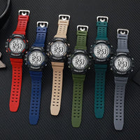Sports Electronic Watch for Man Outdoor Sport Watch Stopwatch Waterproof Calendar Digital Clock Wristwatch for Boys Student Teen