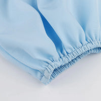 Women Sexy Off Shoulder Blouse Chic and Elegant Printing Lantern Long Sleeve Lace Up Bow Cropped Tops Casual Slim Shirts 2024