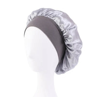 Satin Wide-brimmed Nightcap Styling Silk Headband for Sleeping Nightcap with Elasticated Floppy Band Cap Hair Shower Cap
