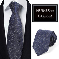 Luxury 56 Colors New Men's Tie Classic Floral Stripe Plaid 8cm Jacquard Neck Tie Necktie For Men Business Wedding Party