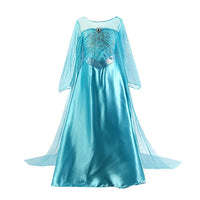 Elsa Anna Kid Princess Girls Dress Rapunzal  Kids Cosplay Halloween Vestidos Children Costume Birthday Party Dress
