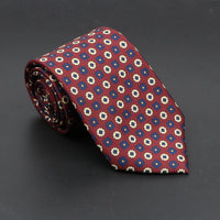 Super Soft Bohemian Silk Ties Men's Fashion 7.5cm Necktie For Men Wedding Business Meeting Gravata Colorful Novelty Printing Tie