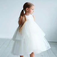 Children Luxury Party Formal Dress For Wedding Birthday Kids Christmas Ceremonies Dresses For Girls Lace Tutu Flower Girls Dress