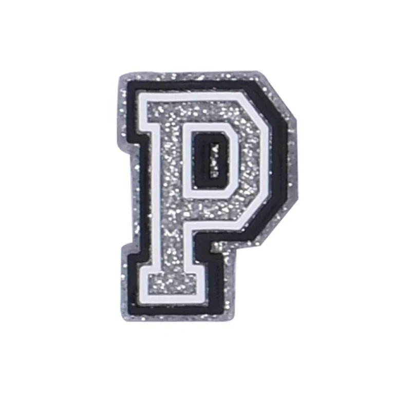 Hot Sale 1Pcs Letter Shoe Charms Decorations for Crocs Accessories Alphabet Pins Women Xmas Party Favors Gifts