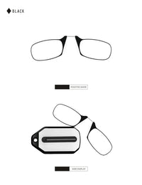 Eyeglasses Without Temples Eyeglasses for Phone Eyeglasses Mens Reading Glasses Womens Fashion Magnifying Glasses Clear Frame