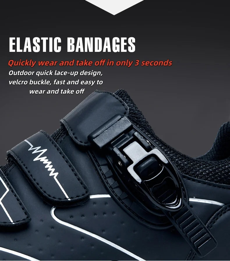 SPD Road Cycling Shoes Shock Absorption And Durable,Suitable For Racing On Long-Distance Roads,MTB Mountain Off-Road Riding Unis