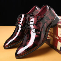 Patent Leather Oxford Shoes for Men Dress Shoes Men Formal Shoes Pointed Toe Business Wedding Shoes Plus Size 50 Dress Shoes