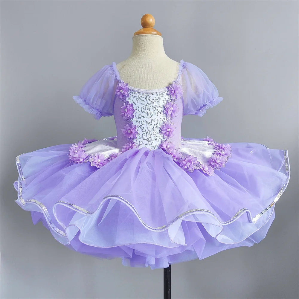 Summer Children Ballet Dress Baby Ballerine Dance Costumes Kids Dresses Tutu Girl Ballet Leotards Vestidos Party Girls Clothing