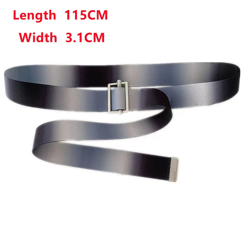 Genuine tactical belt quick release outdoor military belt soft real nylon sports accessories men and women black belt