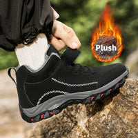 Women's winter velvet warm and thick mother's shoes snow boots sports and leisure middle-aged and elderly walking shoes anti sli