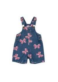 Girls Dress 2026 Summer Kids Tee and Shorts Set Heart printed Lace T Shirt Denim Overalls Children Princess Dresses Clothing